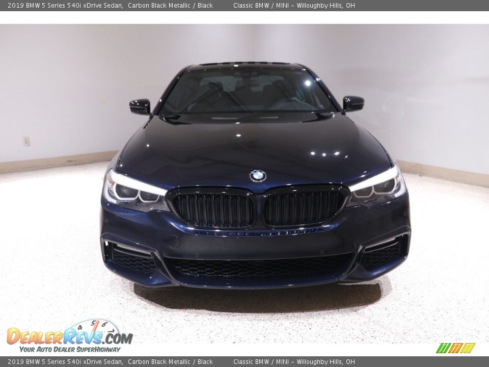 2019 BMW 5 Series 540i xDrive Sedan Carbon Black Metallic / Black Photo #2