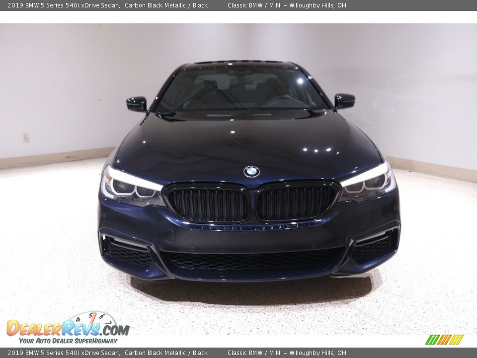 2019 BMW 5 Series 540i xDrive Sedan Carbon Black Metallic / Black Photo #2