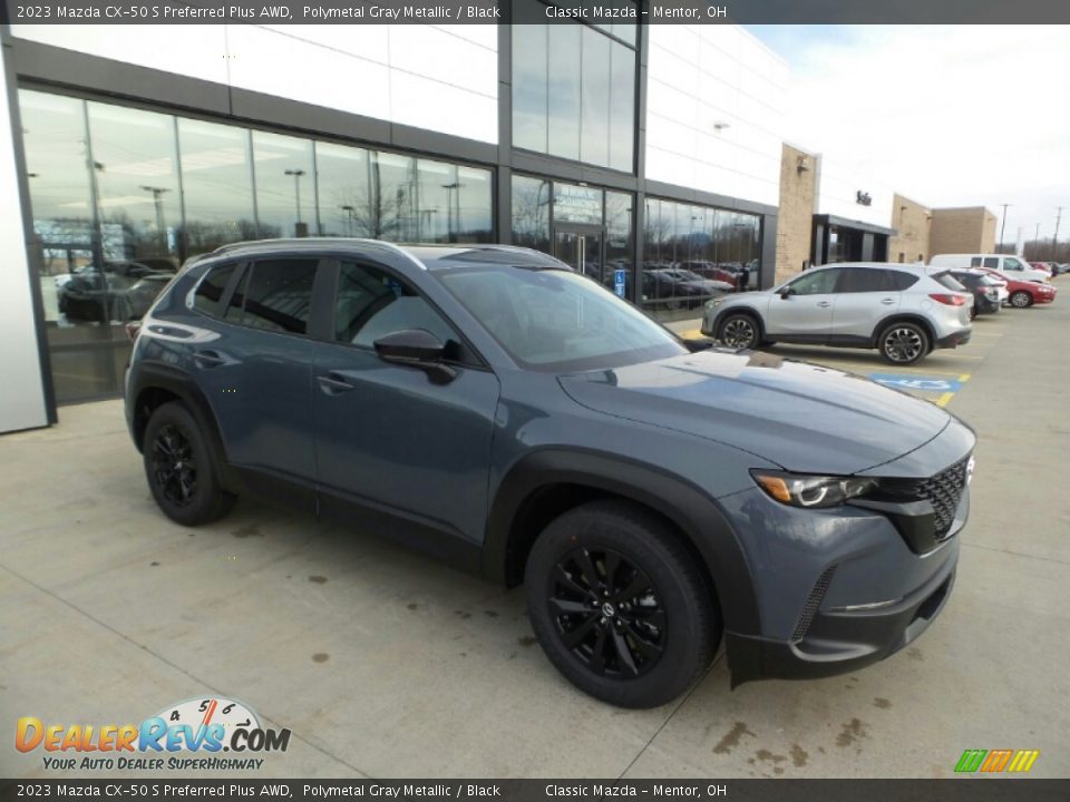 2023 Mazda CX-50 S Preferred Plus AWD Polymetal Gray Metallic / Black Photo #1