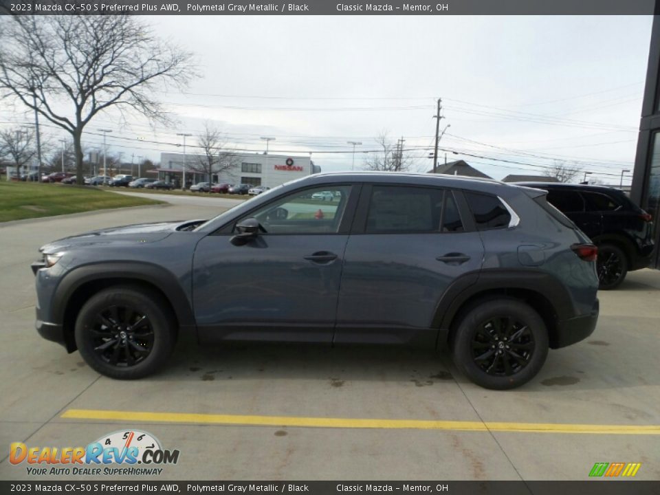 2023 Mazda CX-50 S Preferred Plus AWD Polymetal Gray Metallic / Black Photo #6