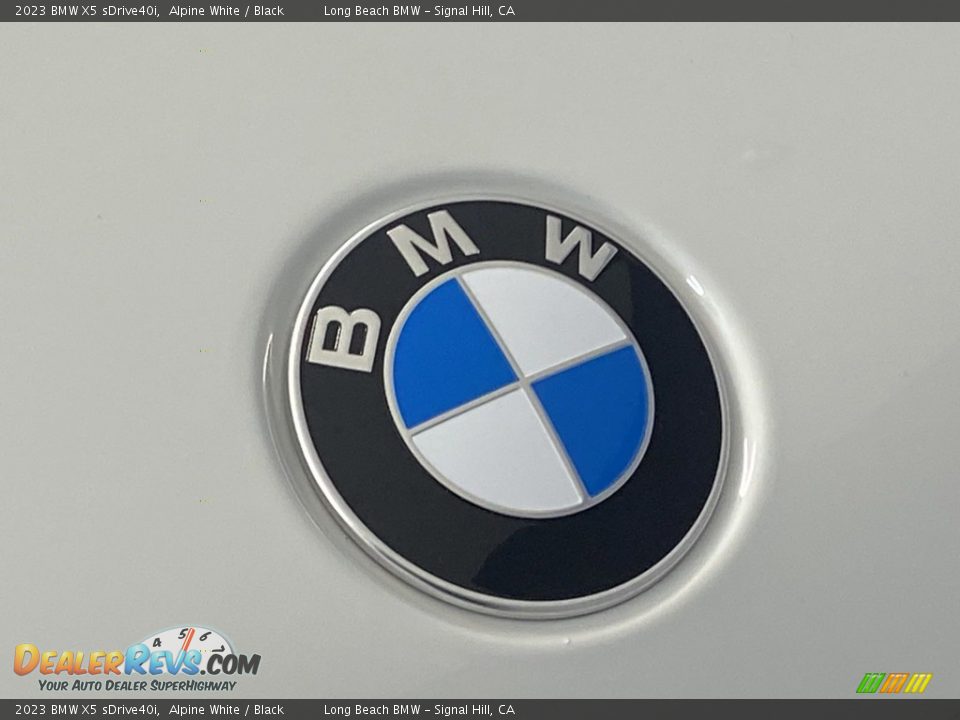 2023 BMW X5 sDrive40i Alpine White / Black Photo #5