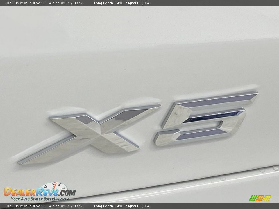 2023 BMW X5 sDrive40i Alpine White / Black Photo #8