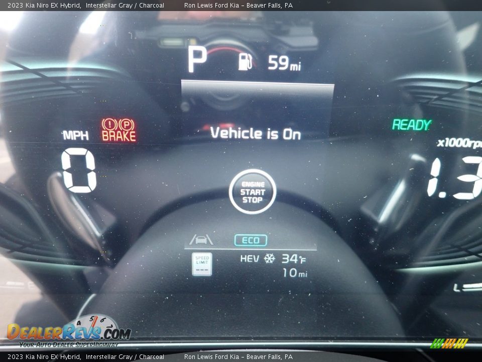 2023 Kia Niro EX Hybrid Interstellar Gray / Charcoal Photo #16