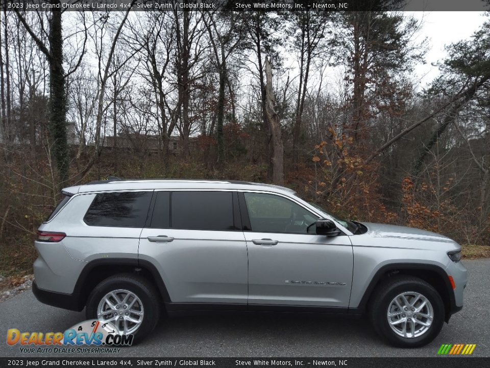 2023 Jeep Grand Cherokee L Laredo 4x4 Silver Zynith / Global Black Photo #5