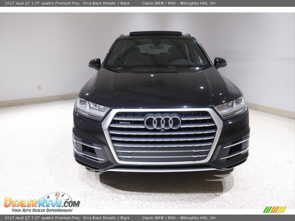 2017 Audi Q7 3.0T quattro Premium Plus Orca Black Metallic / Black Photo #2