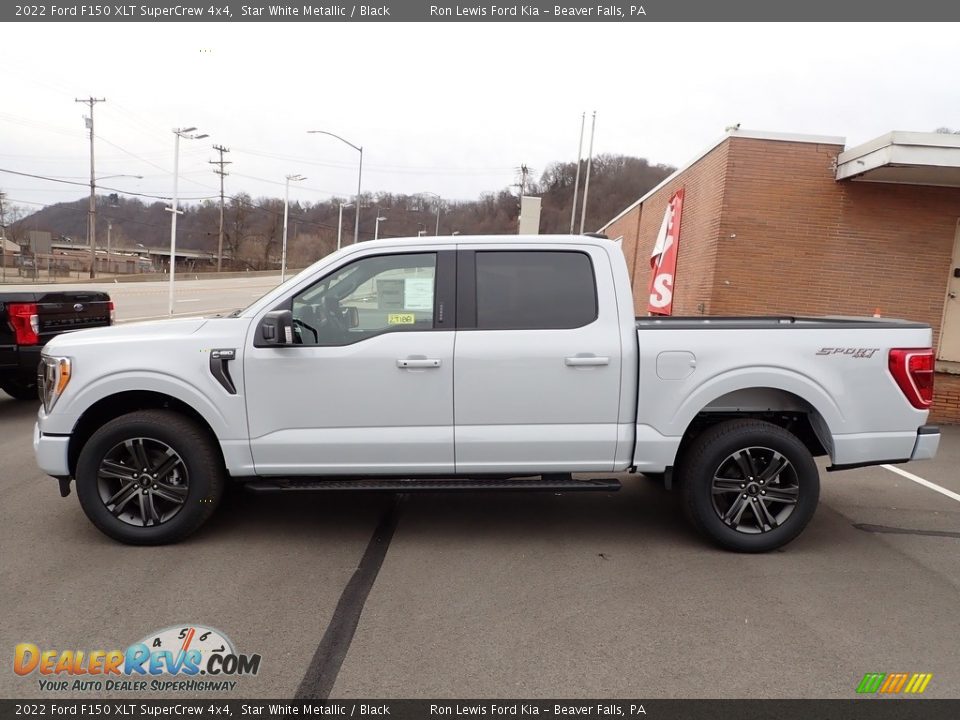 Star White Metallic 2022 Ford F150 XLT SuperCrew 4x4 Photo #5
