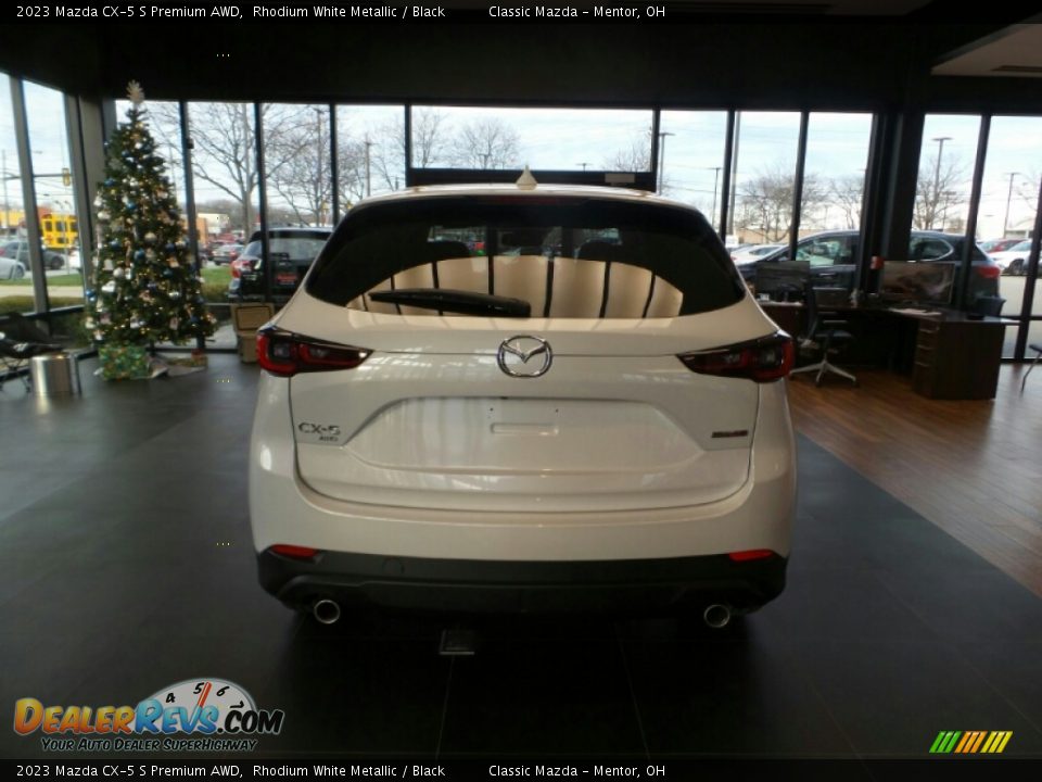 2023 Mazda CX-5 S Premium AWD Rhodium White Metallic / Black Photo #5
