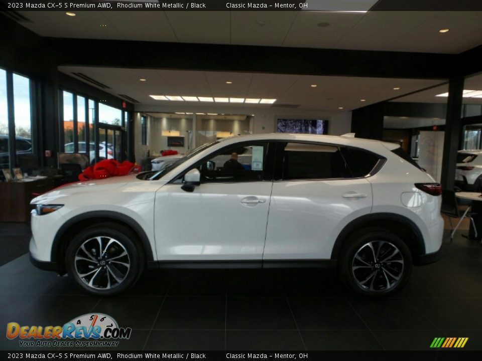 2023 Mazda CX-5 S Premium AWD Rhodium White Metallic / Black Photo #6
