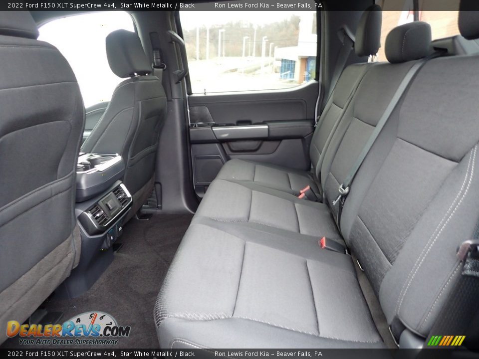 Rear Seat of 2022 Ford F150 XLT SuperCrew 4x4 Photo #13