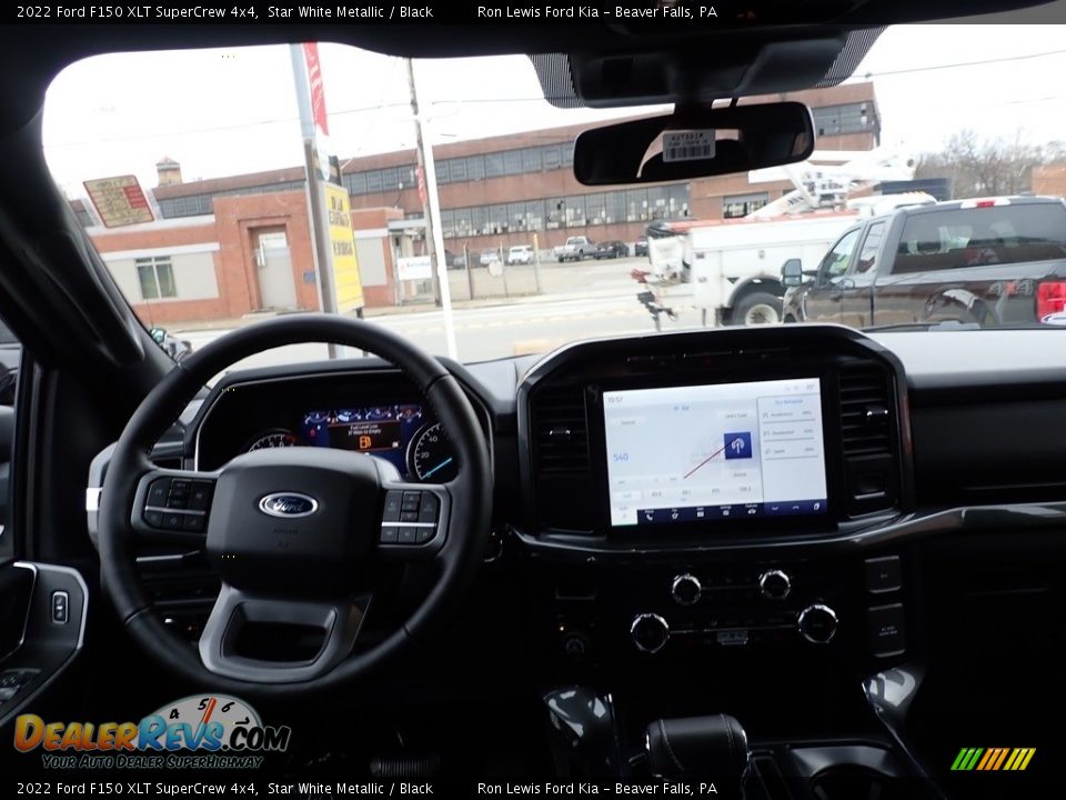 2022 Ford F150 XLT SuperCrew 4x4 Star White Metallic / Black Photo #14