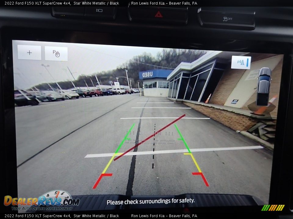 2022 Ford F150 XLT SuperCrew 4x4 Star White Metallic / Black Photo #18