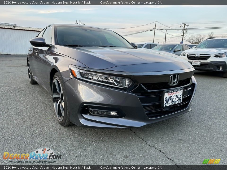 2020 Honda Accord Sport Sedan Modern Steel Metallic / Black Photo #1