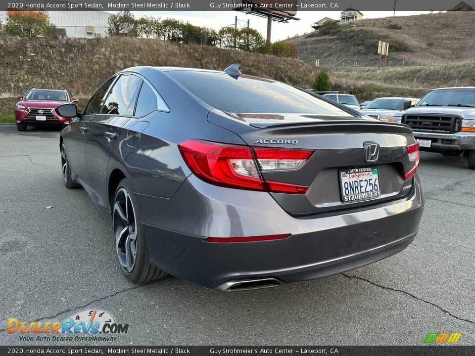 2020 Honda Accord Sport Sedan Modern Steel Metallic / Black Photo #4