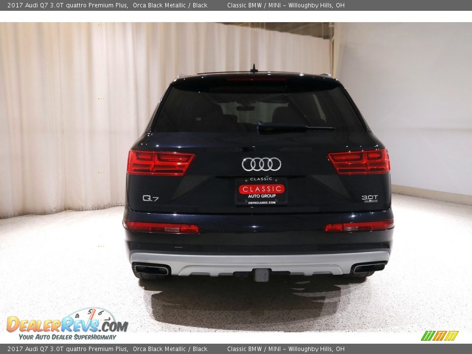 2017 Audi Q7 3.0T quattro Premium Plus Orca Black Metallic / Black Photo #22