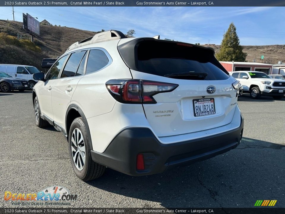 2020 Subaru Outback 2.5i Premium Crystal White Pearl / Slate Black Photo #4