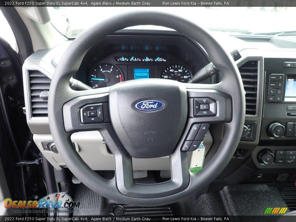 2022 Ford F250 Super Duty XL SuperCab 4x4 Steering Wheel Photo #19