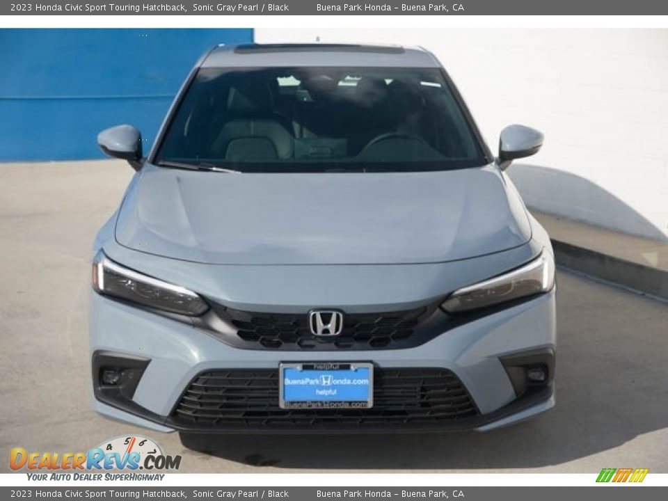 2023 Honda Civic Sport Touring Hatchback Sonic Gray Pearl / Black Photo #3