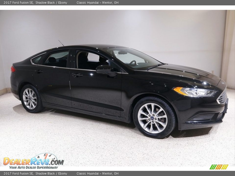 2017 Ford Fusion SE Shadow Black / Ebony Photo #1
