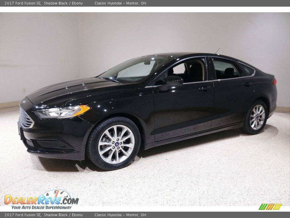 2017 Ford Fusion SE Shadow Black / Ebony Photo #3