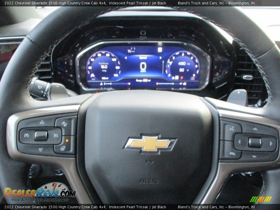 2022 Chevrolet Silverado 1500 High Country Crew Cab 4x4 Iridescent Pearl Tricoat / Jet Black Photo #14