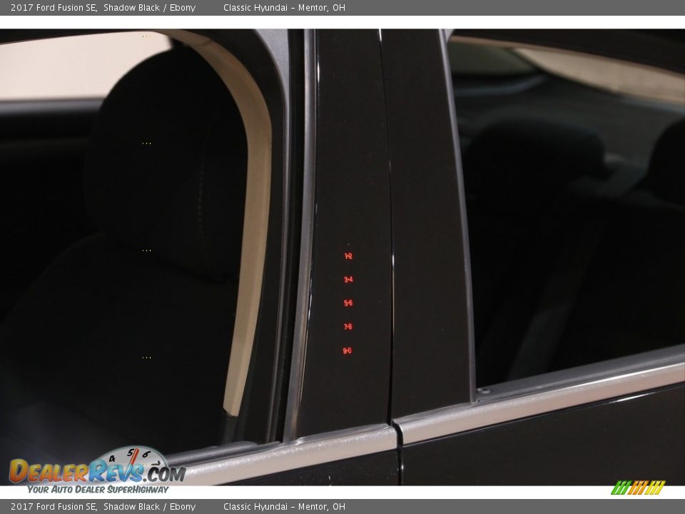 2017 Ford Fusion SE Shadow Black / Ebony Photo #4