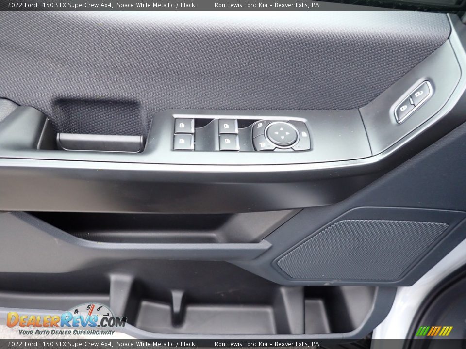 2022 Ford F150 STX SuperCrew 4x4 Space White Metallic / Black Photo #15