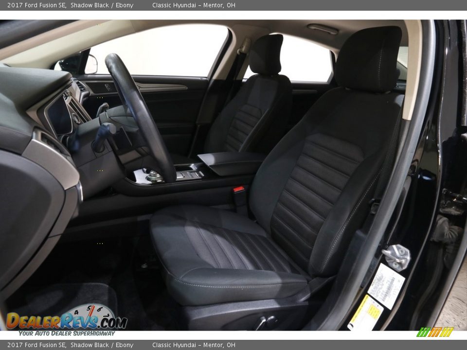 2017 Ford Fusion SE Shadow Black / Ebony Photo #6
