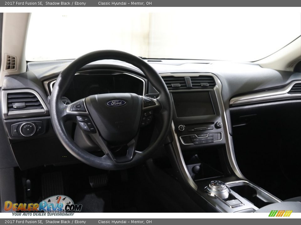 2017 Ford Fusion SE Shadow Black / Ebony Photo #7