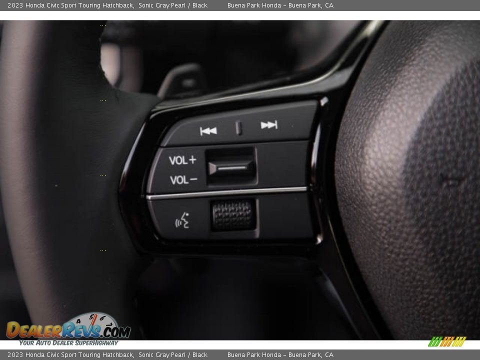 2023 Honda Civic Sport Touring Hatchback Sonic Gray Pearl / Black Photo #20