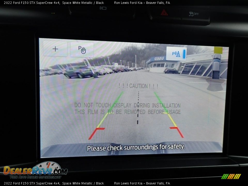 2022 Ford F150 STX SuperCrew 4x4 Space White Metallic / Black Photo #18