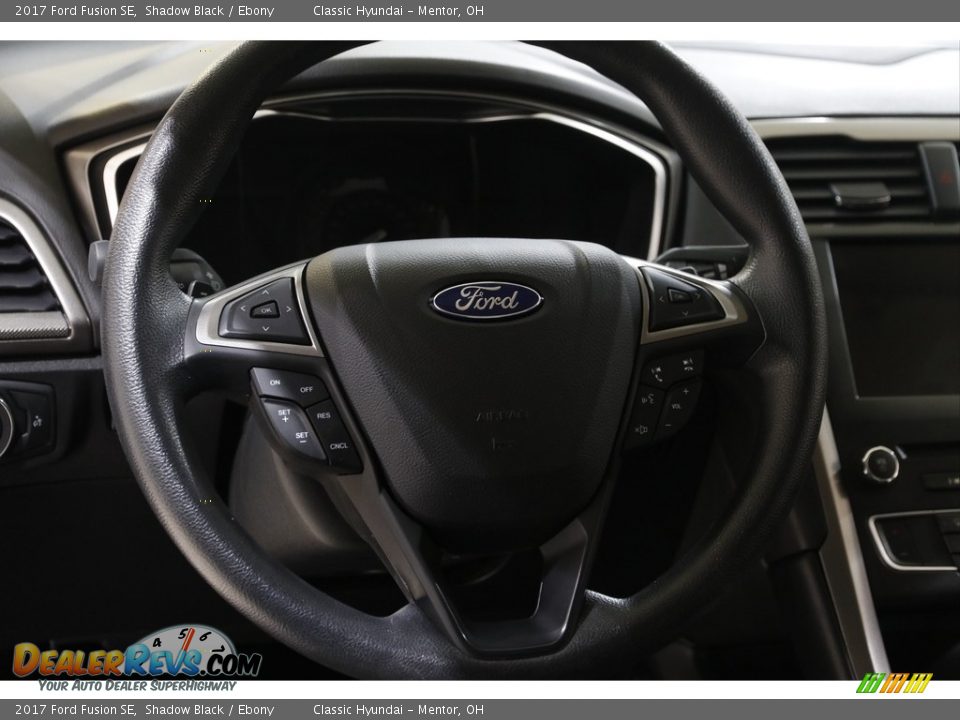 2017 Ford Fusion SE Shadow Black / Ebony Photo #8