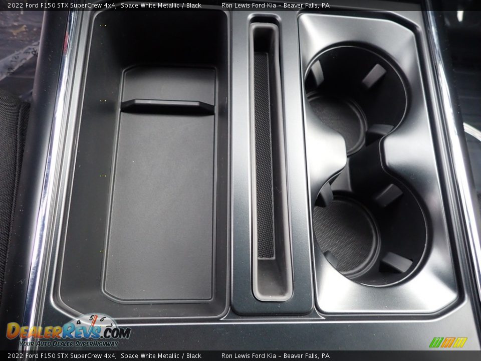 2022 Ford F150 STX SuperCrew 4x4 Space White Metallic / Black Photo #19