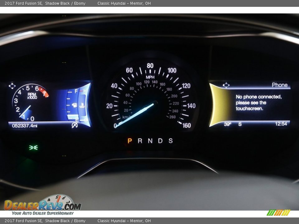 2017 Ford Fusion SE Shadow Black / Ebony Photo #9