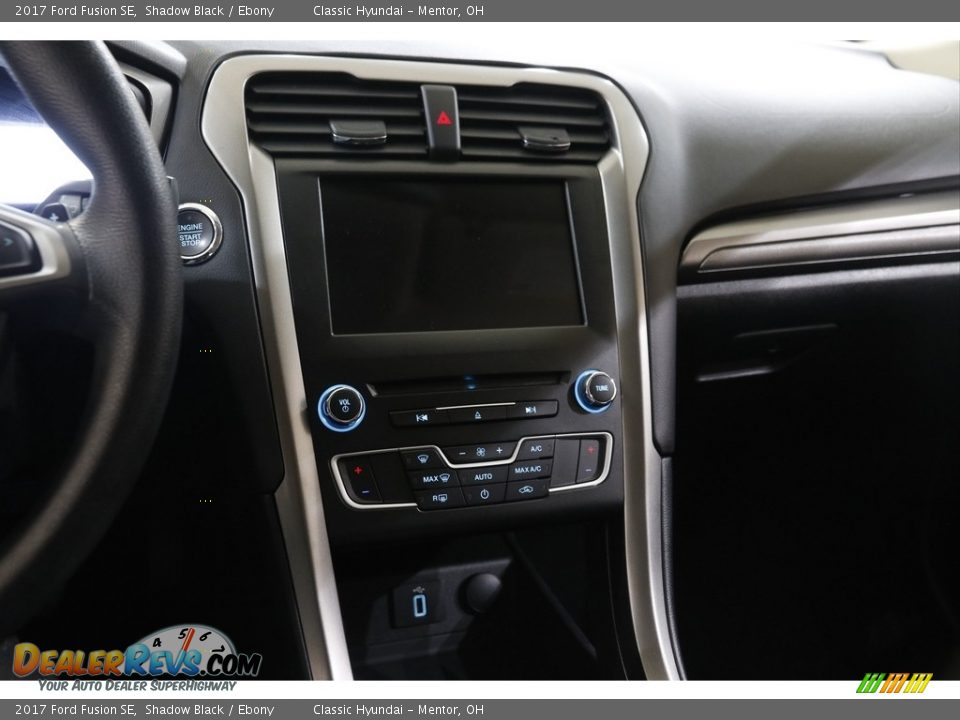 2017 Ford Fusion SE Shadow Black / Ebony Photo #10