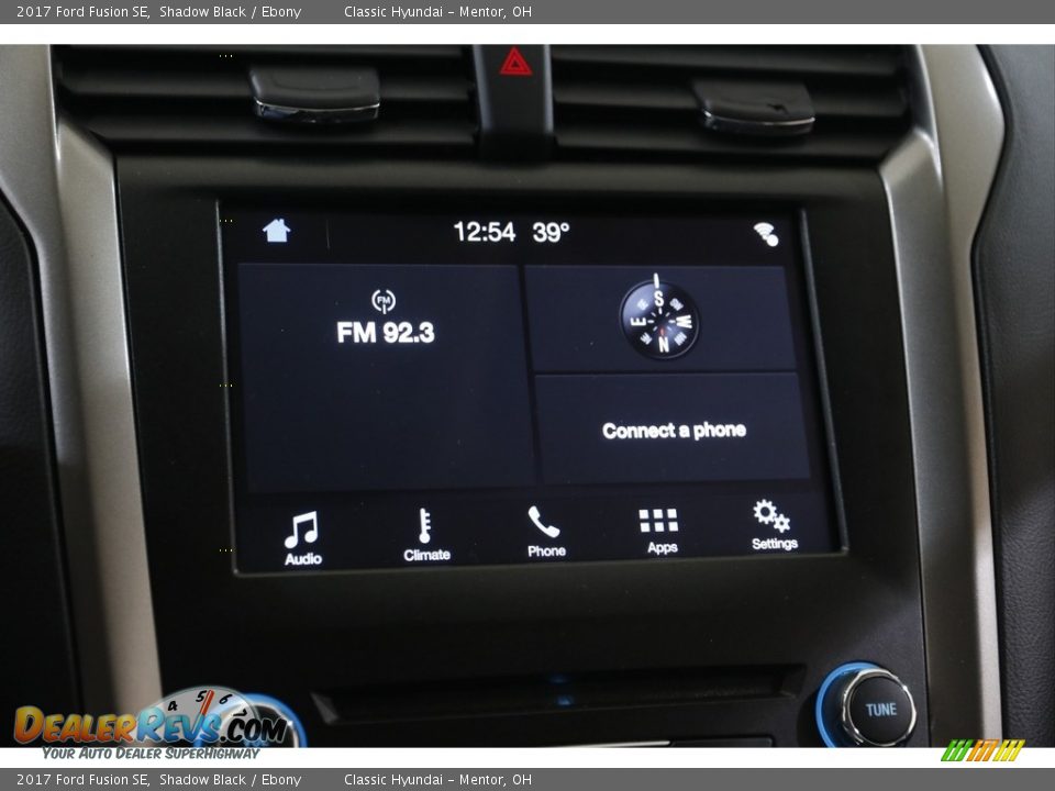 2017 Ford Fusion SE Shadow Black / Ebony Photo #11
