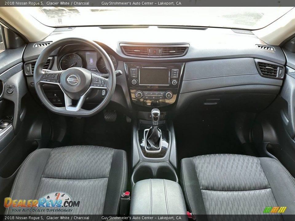 Charcoal Interior - 2018 Nissan Rogue S Photo #6