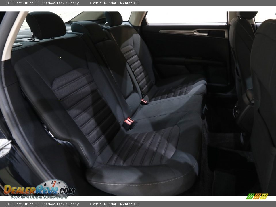 2017 Ford Fusion SE Shadow Black / Ebony Photo #17