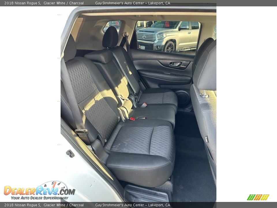 Rear Seat of 2018 Nissan Rogue S Photo #11