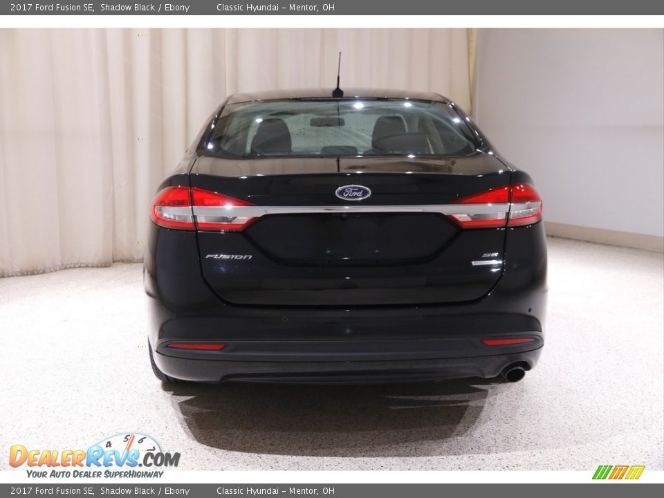 2017 Ford Fusion SE Shadow Black / Ebony Photo #19