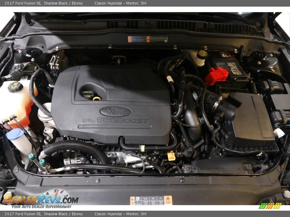 2017 Ford Fusion SE Shadow Black / Ebony Photo #20