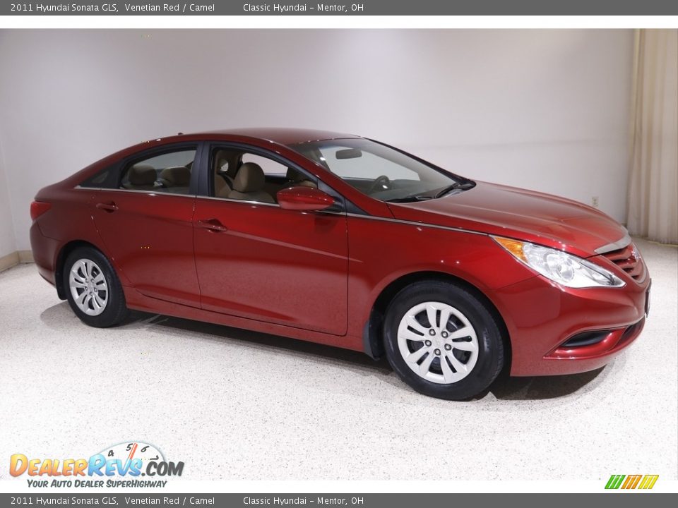 2011 Hyundai Sonata GLS Venetian Red / Camel Photo #1