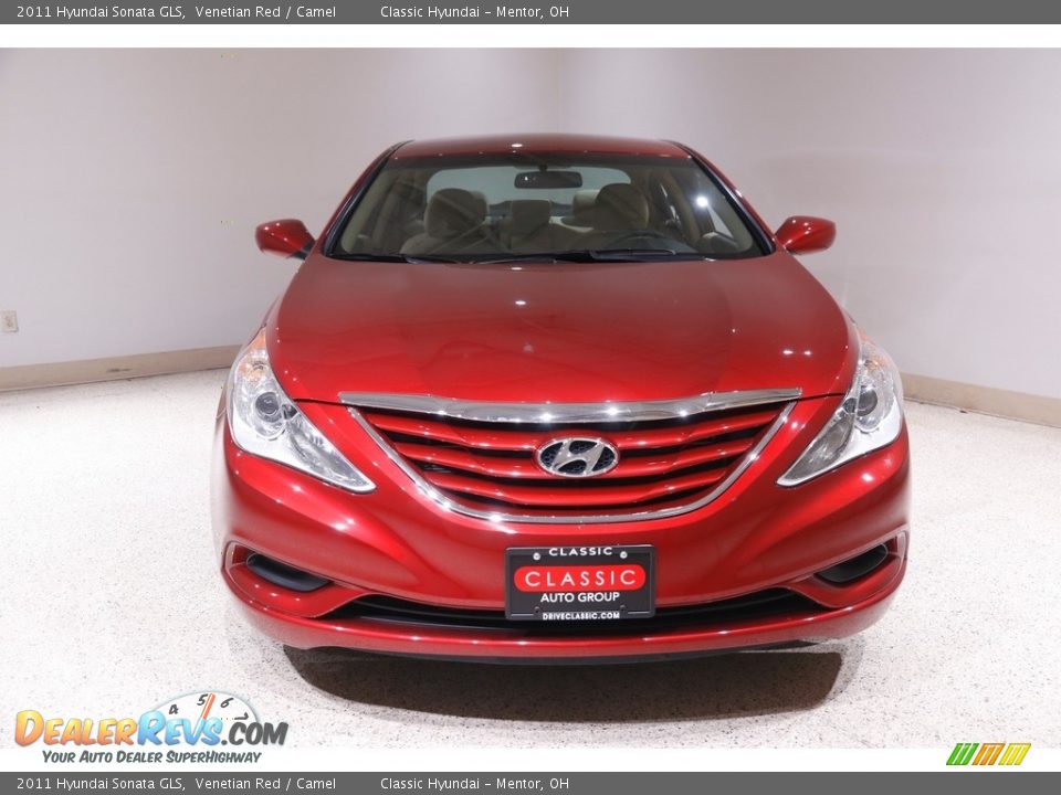 2011 Hyundai Sonata GLS Venetian Red / Camel Photo #2