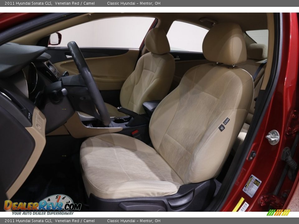 2011 Hyundai Sonata GLS Venetian Red / Camel Photo #5