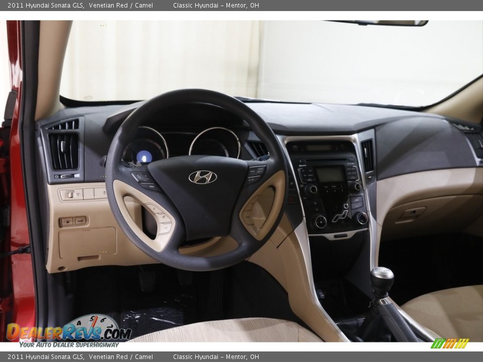 2011 Hyundai Sonata GLS Venetian Red / Camel Photo #6