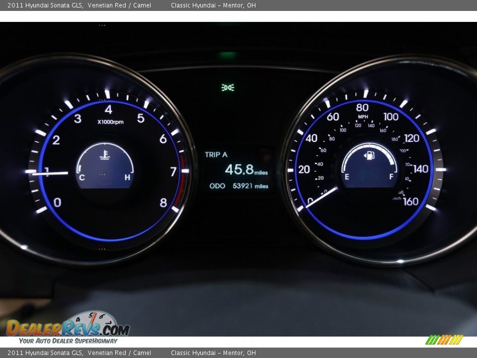 2011 Hyundai Sonata GLS Venetian Red / Camel Photo #8