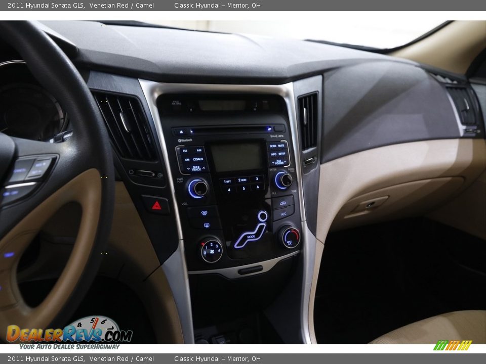 2011 Hyundai Sonata GLS Venetian Red / Camel Photo #9
