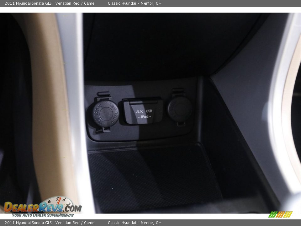 2011 Hyundai Sonata GLS Venetian Red / Camel Photo #12