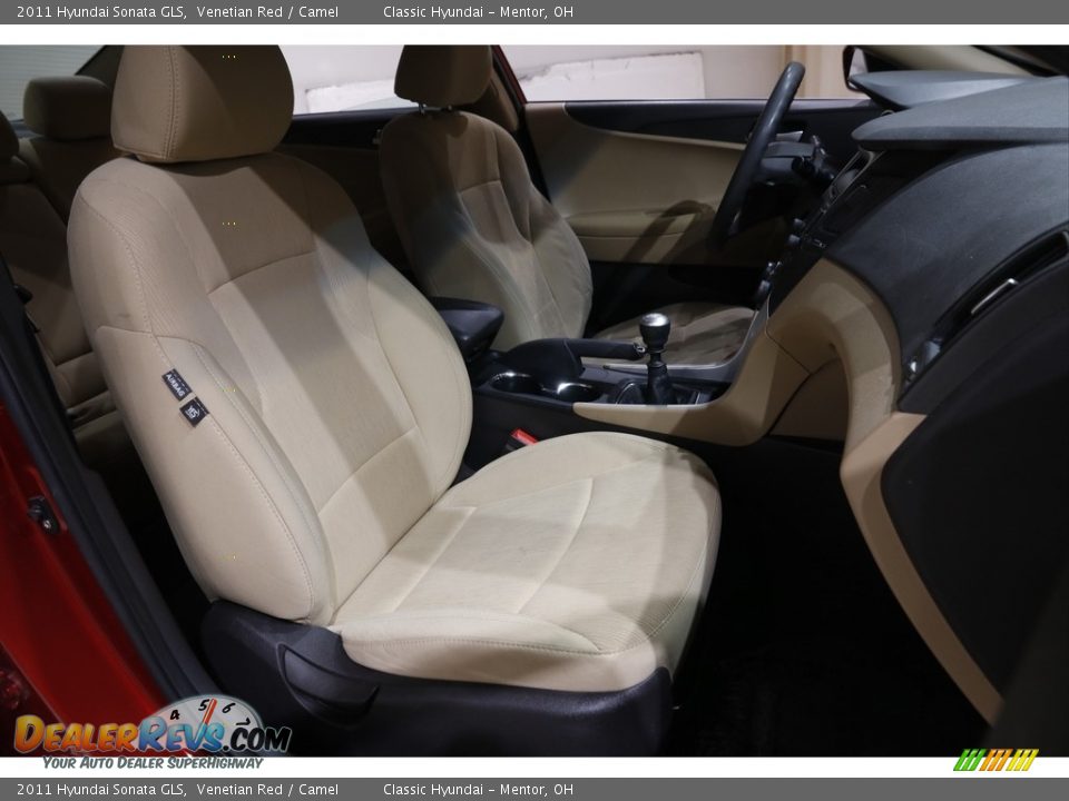 2011 Hyundai Sonata GLS Venetian Red / Camel Photo #14