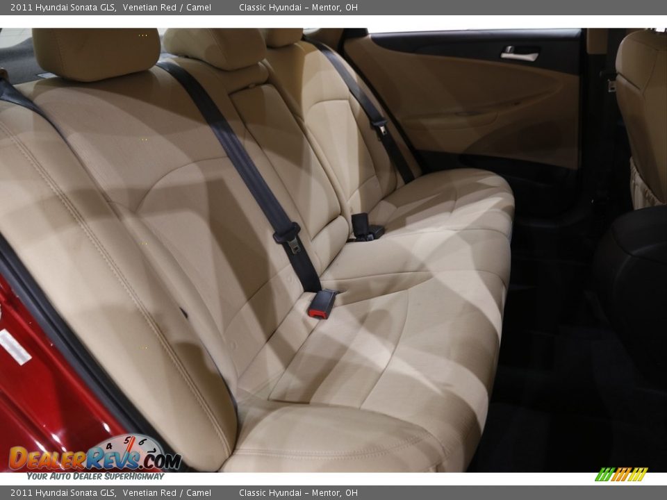 2011 Hyundai Sonata GLS Venetian Red / Camel Photo #15