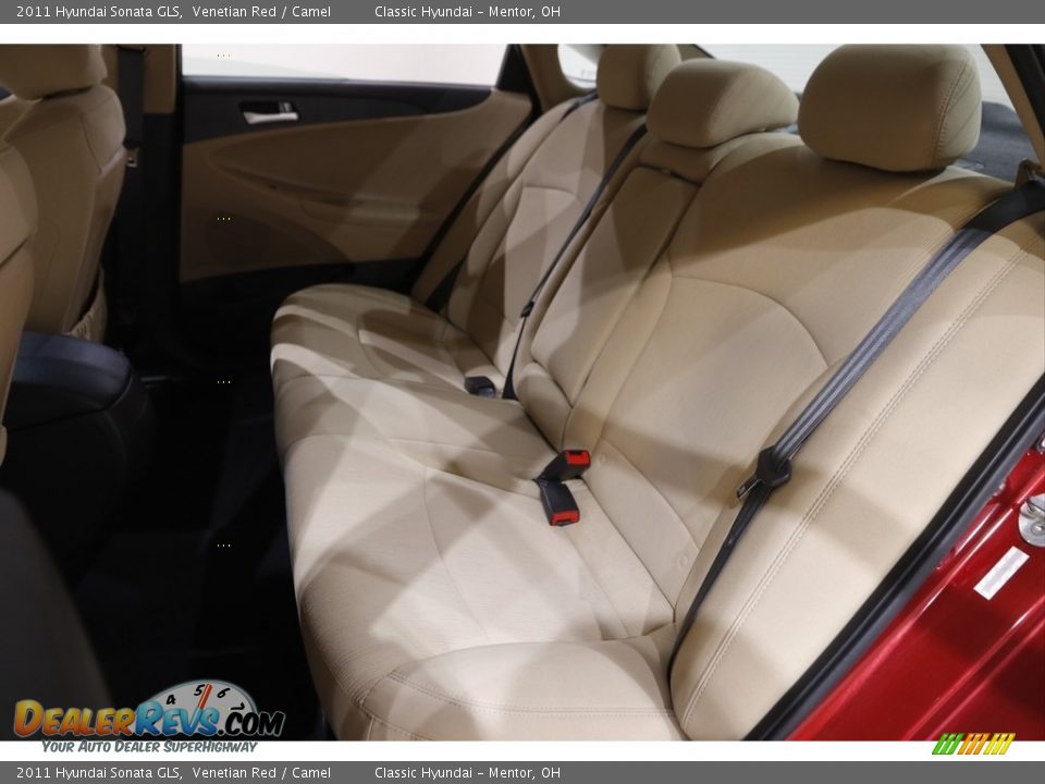 2011 Hyundai Sonata GLS Venetian Red / Camel Photo #16